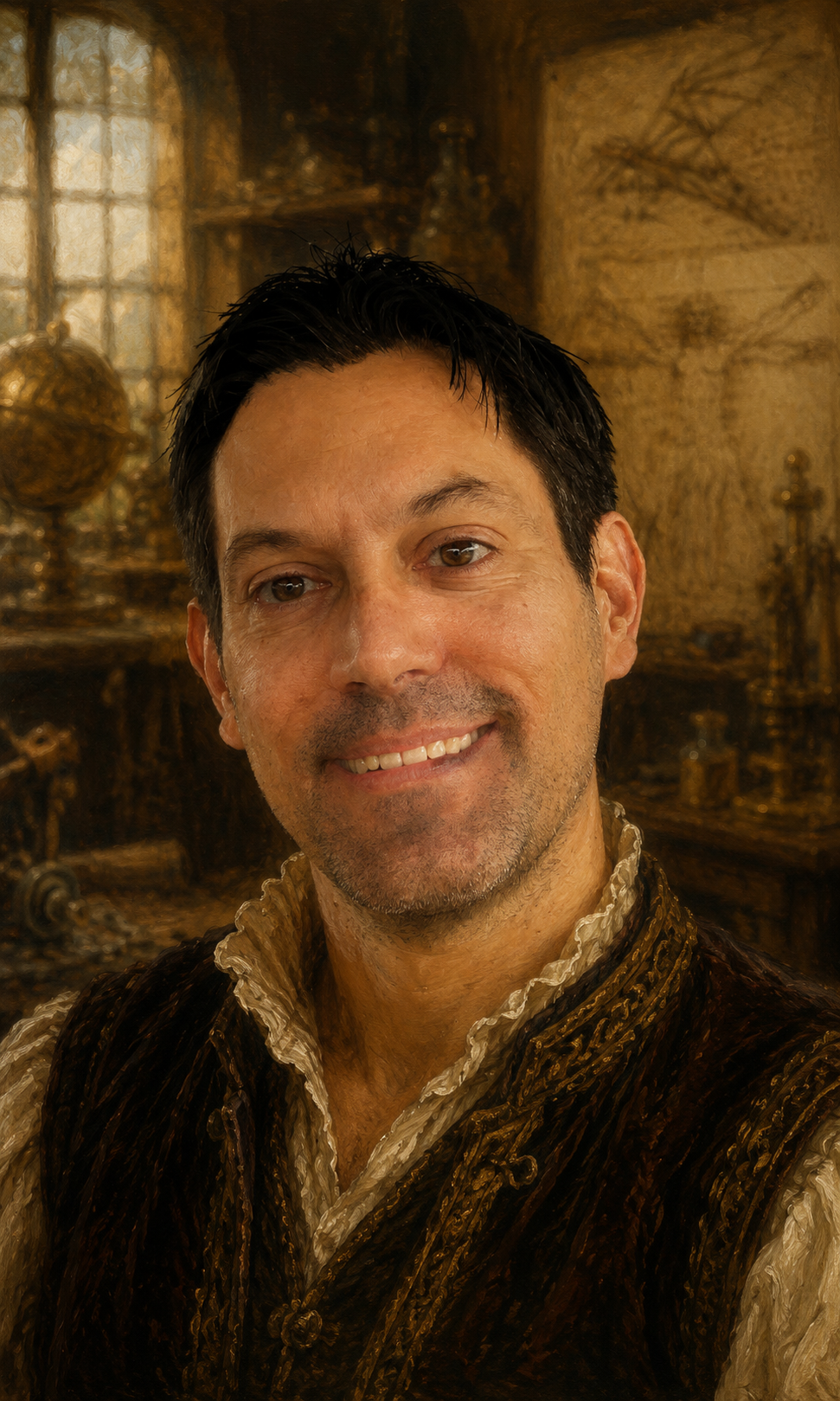 Davison renaissance inventor portrait